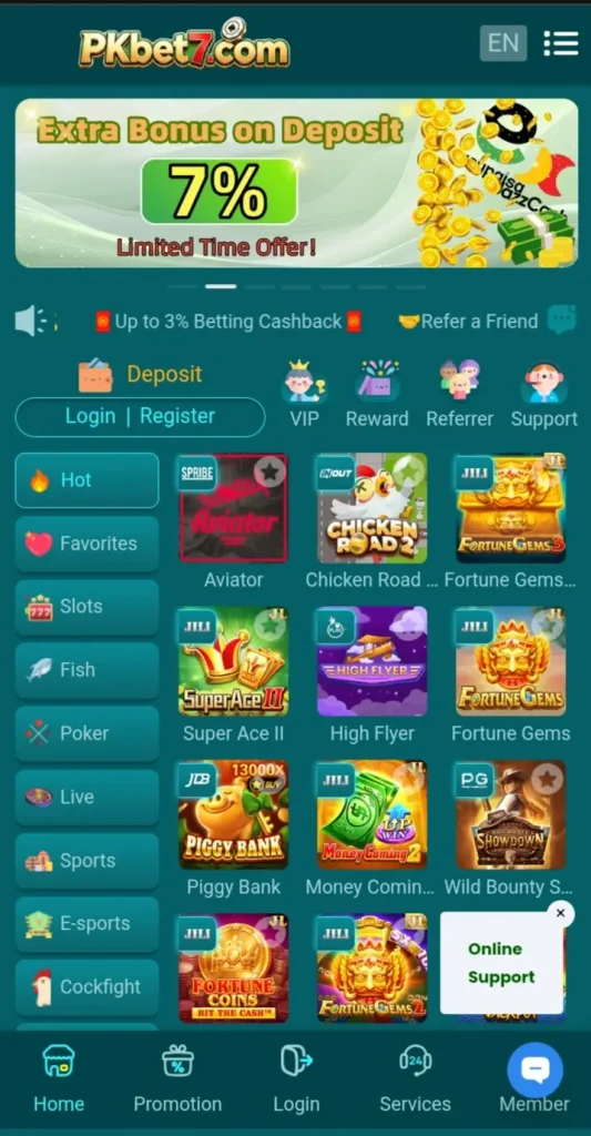pkbet game