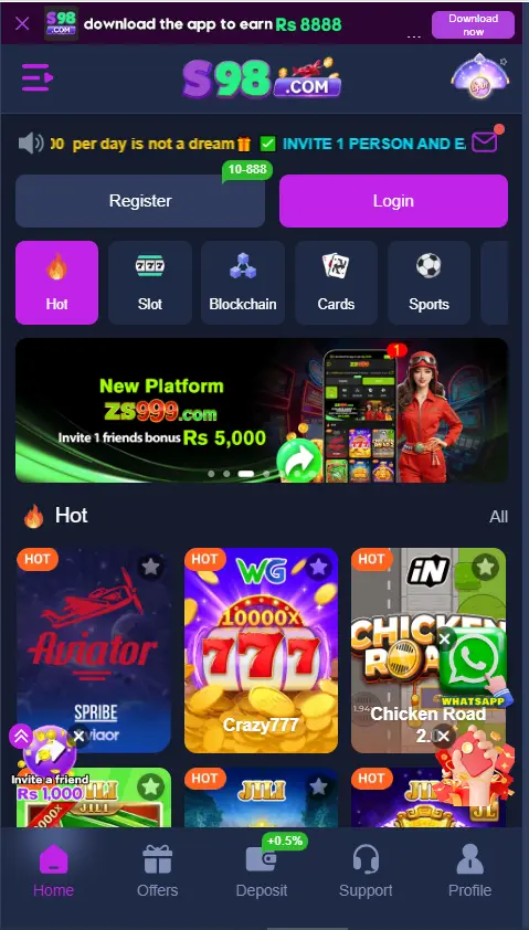 S98 Game App