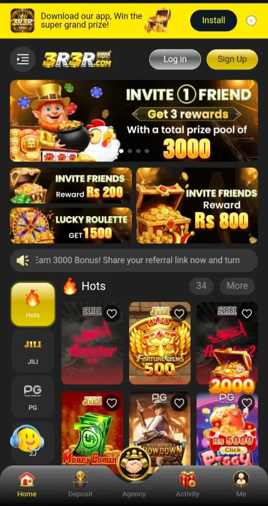 3R3R Game App