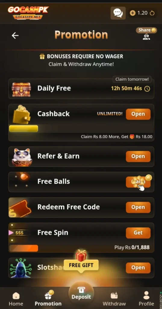 Gocashpk Game Apk