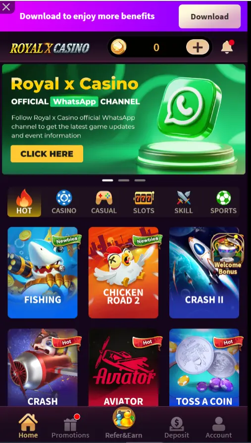Royal x 777 App