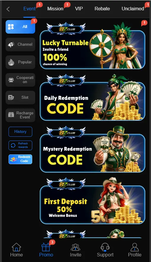 87CLUB Game APK