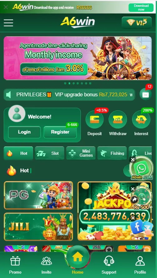 A6win Game App