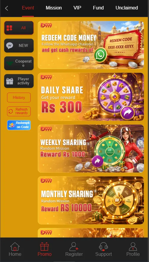 FD999 Game Promotions