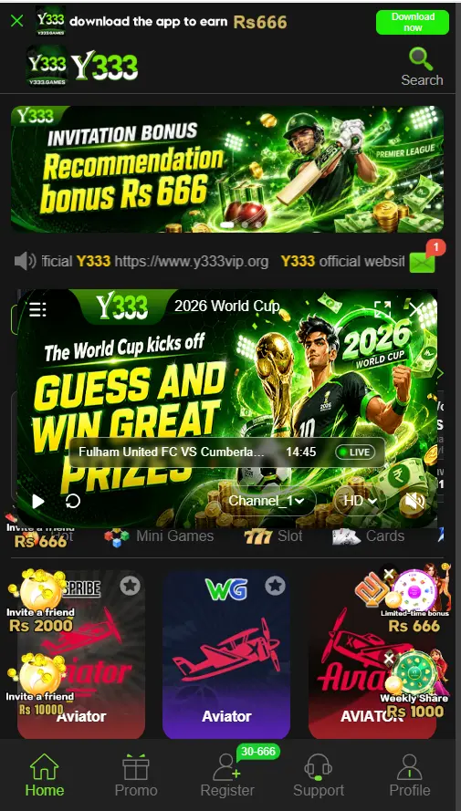 Y 333 Game App